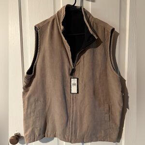 Weatherproof Reversible Suede Vest